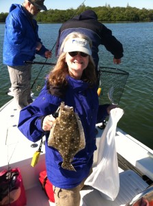 Heather Riley from Georgia caught a nice flounder!